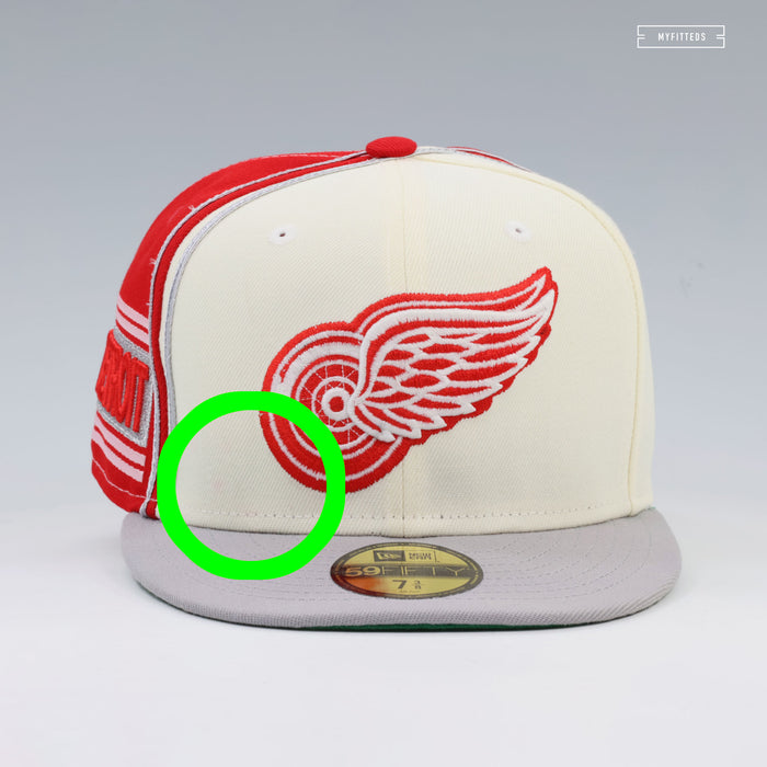 FACTORY IMPERFECTION: DETROIT RED WINGS REVERSE RETRO JERSEY INSPIRED NEW ERA CAP