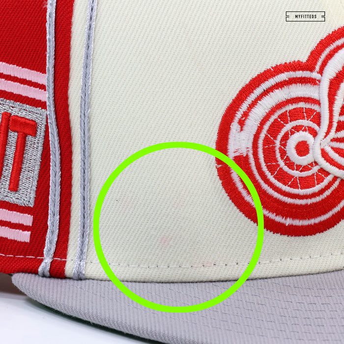 FACTORY IMPERFECTION: DETROIT RED WINGS REVERSE RETRO JERSEY INSPIRED NEW ERA CAP