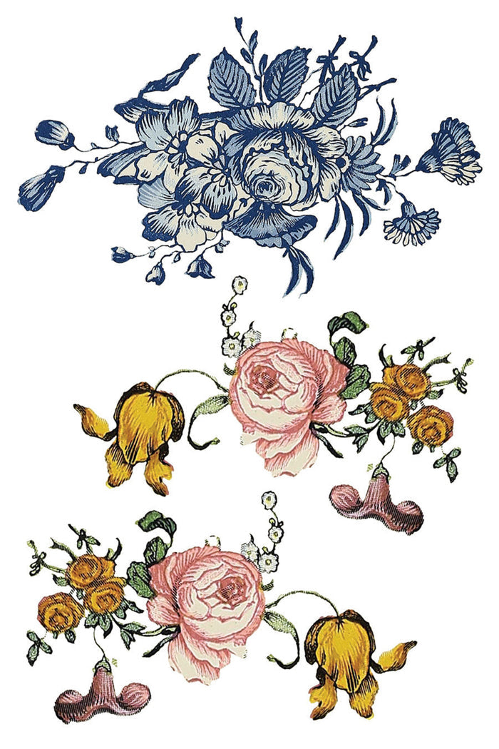 Fairy Tale Florals Transfer by IOD, Iron Orchid Designs 4