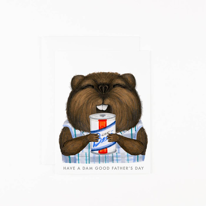 Father's Day Beaver Card