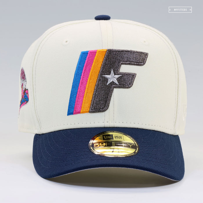 FAYETTEVILLE WOODPECKERS NJ TRANSIT INSPIRED OFF WHITE NEW ERA FITTED CAP