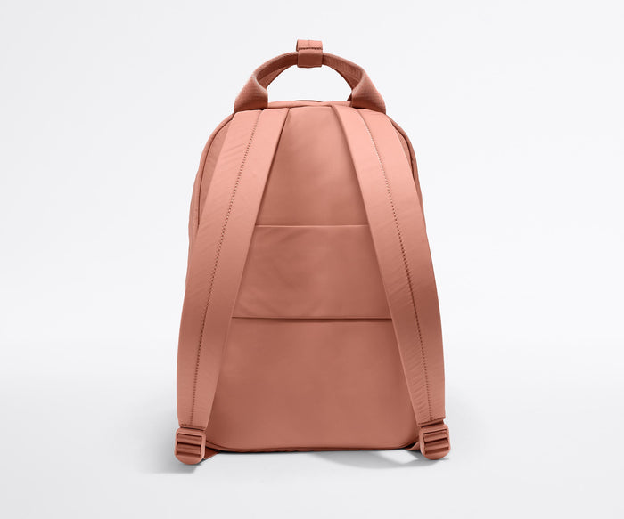 Padded shoulder straps and trolley sleeve on the back of the Featherlight Backpack