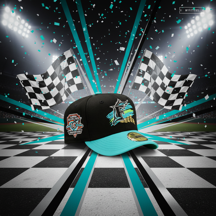 MLB NASCAR Speedway Classic Marlins Cap