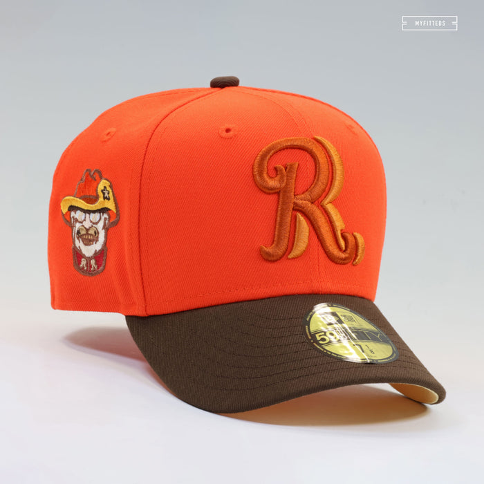 FRISCO ROUGH RIDERS FINAL FANTASY VII RED XIII INSPIRED NEW ERA FITTED CAP
