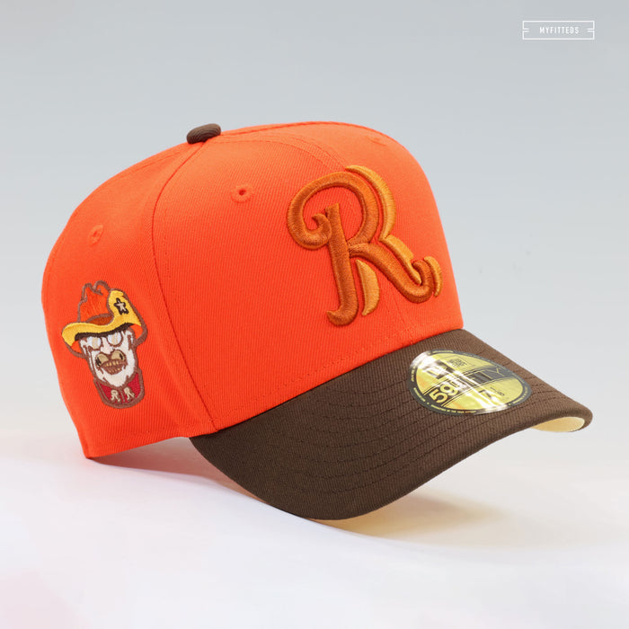 FRISCO ROUGH RIDERS FINAL FANTASY VII RED XIII INSPIRED NEW ERA FITTED CAP