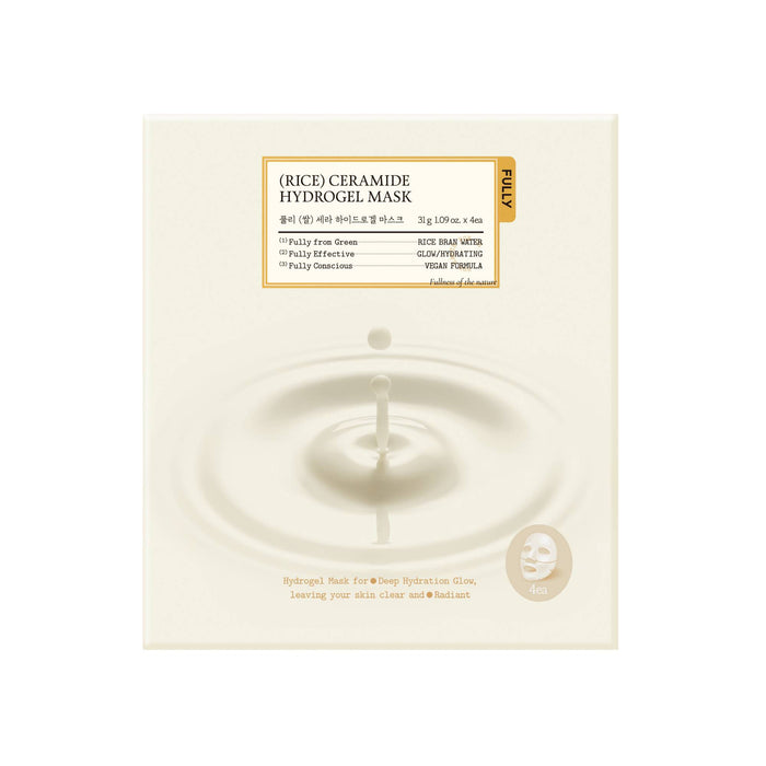 [FULLY] Rice Ceramide Hydrogel Mask 4ea