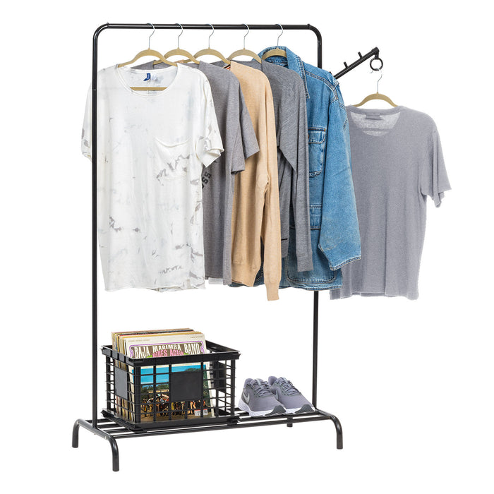 Garment Rack with Multipurpose Clothing Hanger - IRIS USA, Inc.
