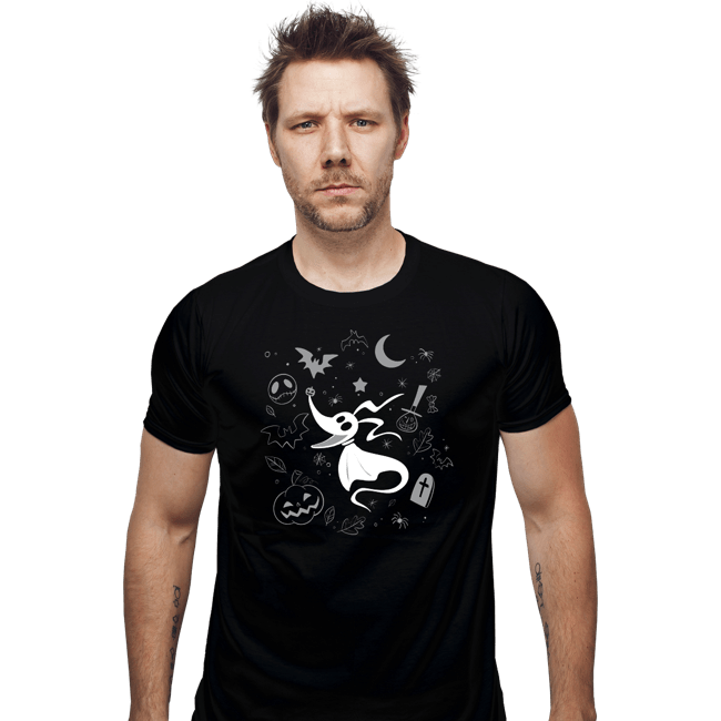 Daily_Deal_Shirts Fitted Shirts, Mens / Small / Black Ghost Best Friend