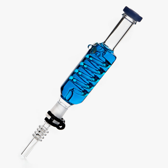 Glycerin Spiral Glass Dab Straw