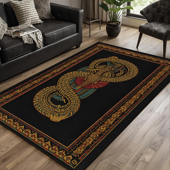 Golden Cobra Area Rug
