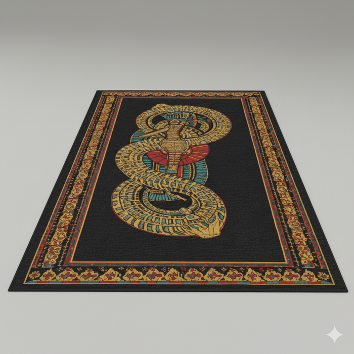 Golden Cobra Area Rug