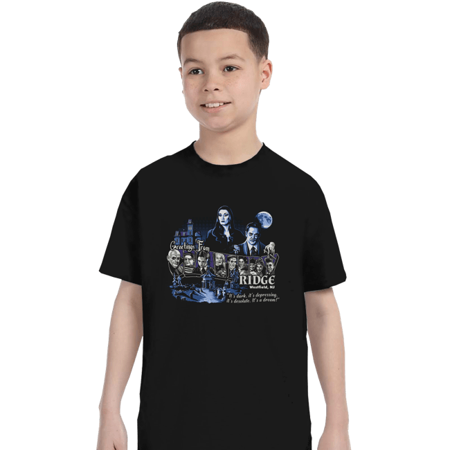 Daily_Deal_Shirts T-Shirts, Youth / XS / Black Greetings from Cemetery Ridge