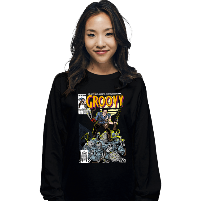 Long Sleeve Shirts, Unisex / Small / Black