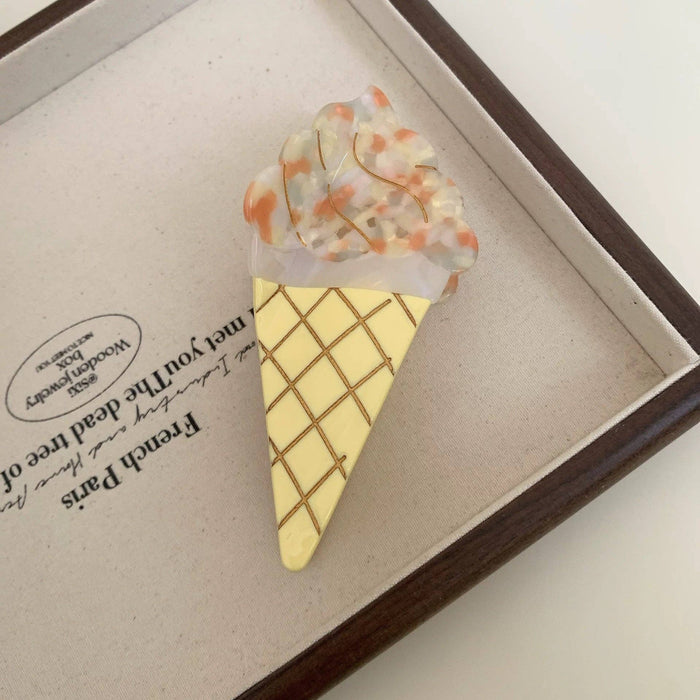 Hair Claw Clip-Ice Cream