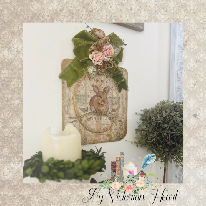French Farmhouse Cutting Board Wall Plaque created with Handcrafted Holiday Traditions Plaque 007