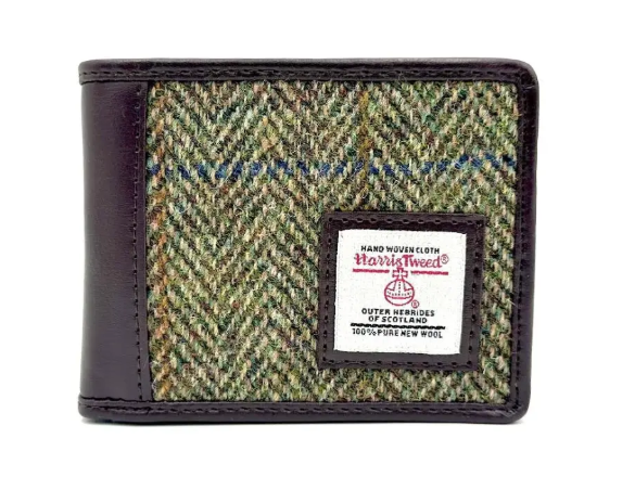 Harris Tweed Bi Fold Wallet