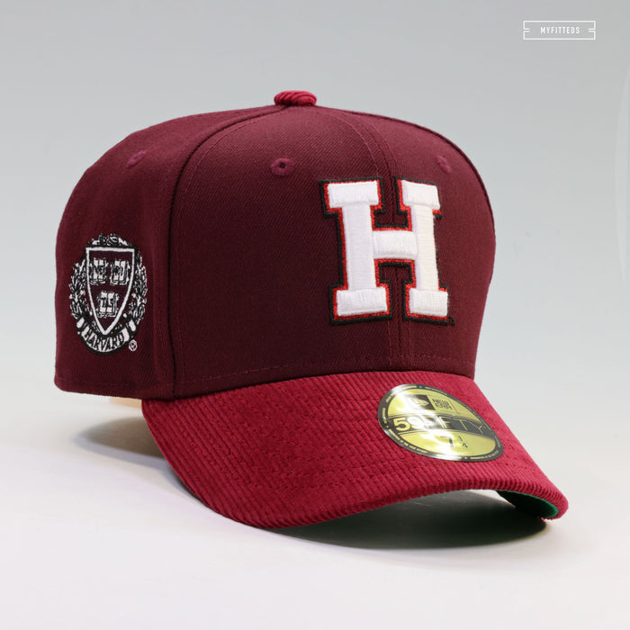 HARVARD UNIVERSITY HARVARD CRIMSON VERITAS SIDE PATCH NEW ERA FITTED CAP
