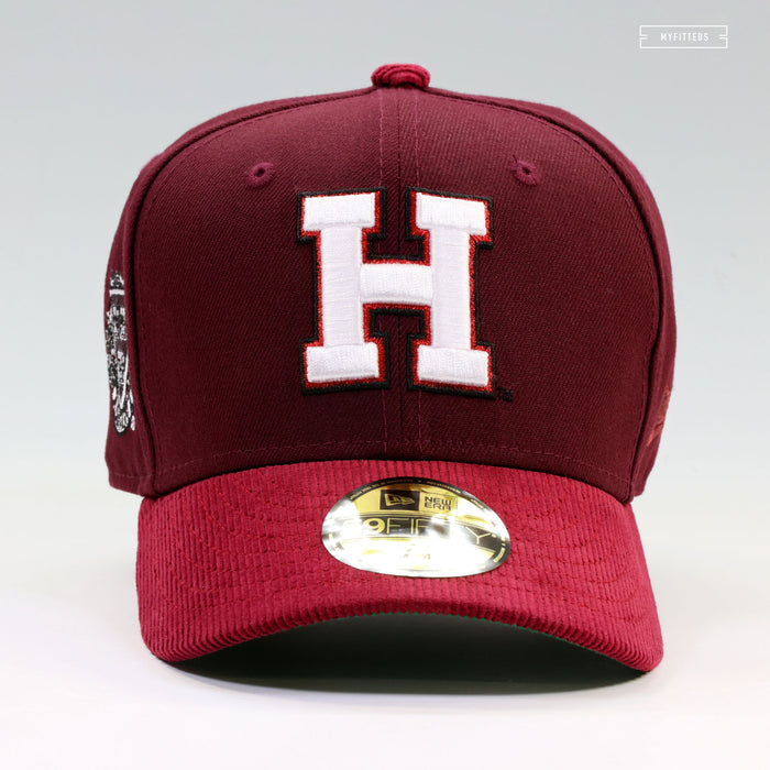 HARVARD UNIVERSITY HARVARD CRIMSON VERITAS SIDE PATCH NEW ERA FITTED CAP