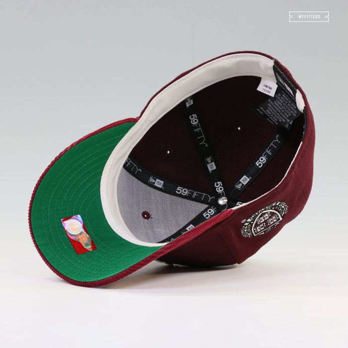 HARVARD UNIVERSITY HARVARD CRIMSON VERITAS SIDE PATCH NEW ERA FITTED CAP