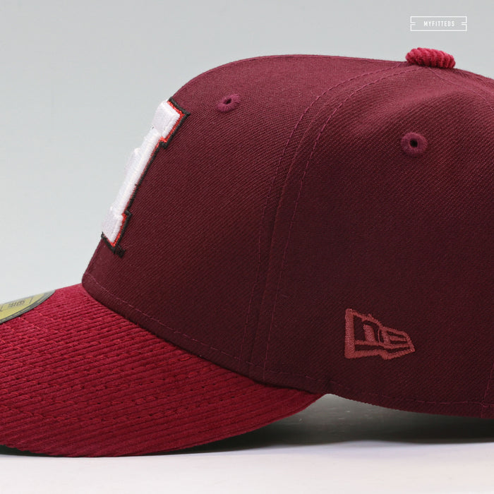 HARVARD UNIVERSITY HARVARD CRIMSON VERITAS SIDE PATCH NEW ERA FITTED CAP