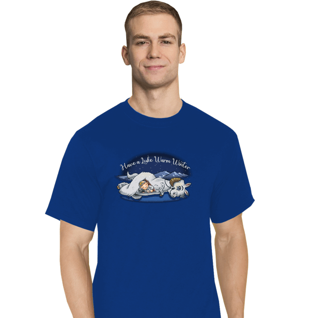 Secret_Shirts T-Shirts, Tall / Large / Royal Blue Have a Luke Warm Winter