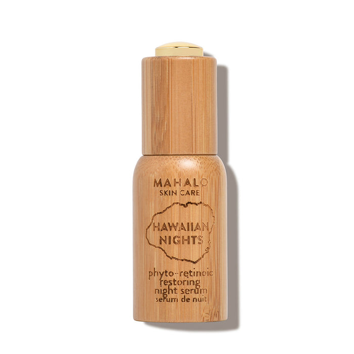 MAHALO Skin Care The HAWAIIAN NIGHTS phyto-retinoic restoring night serum demi trial size travel 10ml