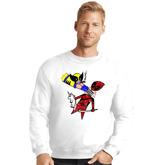 Crewneck Sweater, Unisex / Small / White