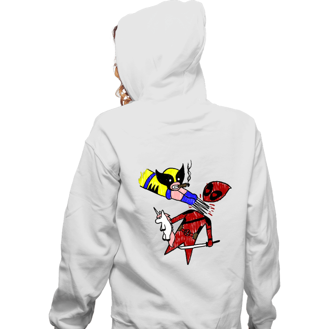 Zippered Hoodies, Unisex / Small / White