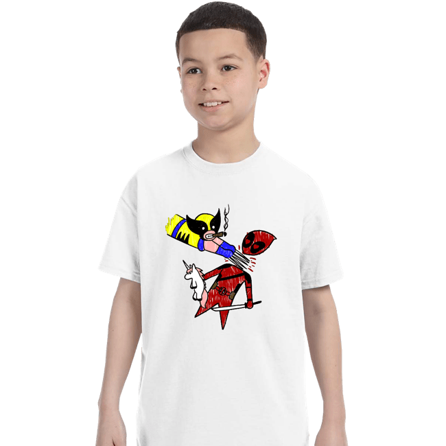 Secret_Shirts T-Shirts, Youth / XS / White He Loves Me