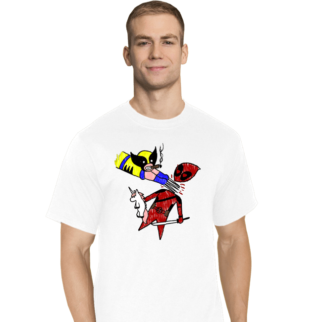 Secret_Shirts T-Shirts, Tall / Large / White He Loves Me