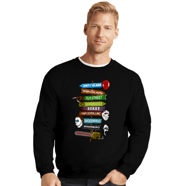 Crewneck Sweater, Unisex / Small / Black