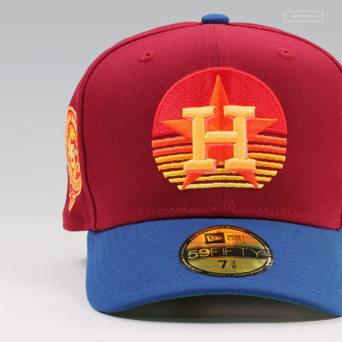 HOUSTON ASTROS 45TH ANNIVERSARY HOUSTON SUNRISE AND SUNSET NEW ERA FITTED CAP