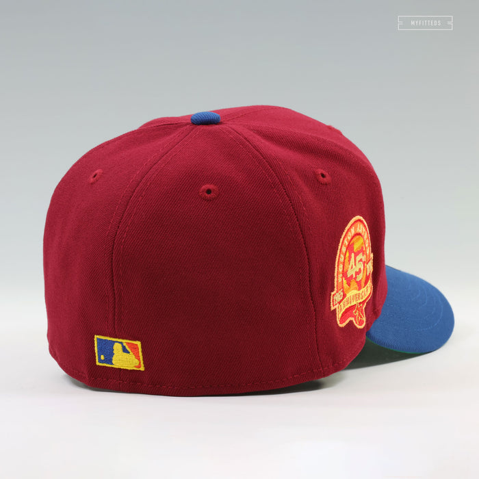 HOUSTON ASTROS 45TH ANNIVERSARY HOUSTON SUNRISE AND SUNSET NEW ERA FITTED CAP