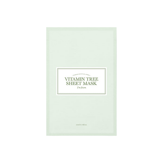 [ImFrom] Vitamin Tree Sheet Mask 22 ml (1ea)-Luxiface.com