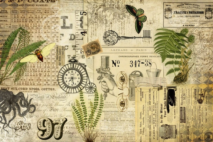 Industrial Masterboard Decoupage Paper by Roycycled Treasures
