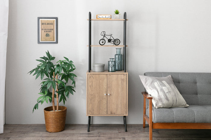 Industrial Series for Small Spaces Cabinet Wood - IRIS USA, Inc.