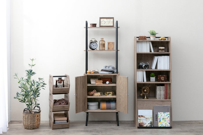 Industrial Series for Small Spaces Cabinet Wood - IRIS USA, Inc.