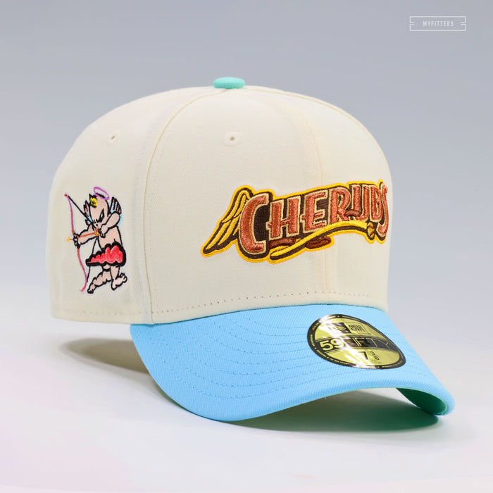 INLAND EMPIRE 66ERS CHERUBS THEME NIGHT ANIMAL CROSSING INSPIRED NEW ERA FITTED CAP