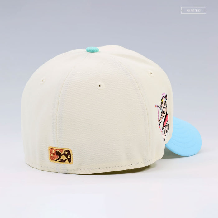 INLAND EMPIRE 66ERS CHERUBS THEME NIGHT ANIMAL CROSSING INSPIRED NEW ERA FITTED CAP