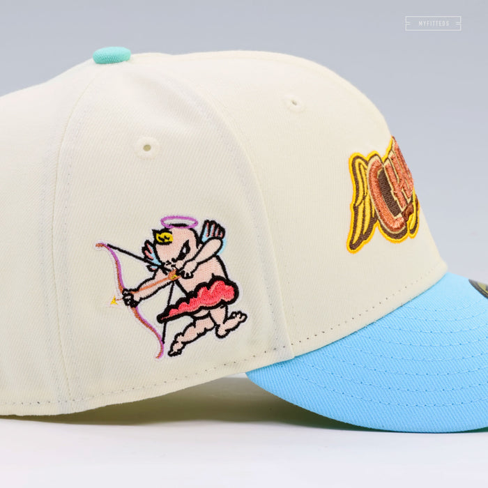 INLAND EMPIRE 66ERS CHERUBS THEME NIGHT ANIMAL CROSSING INSPIRED NEW ERA FITTED CAP