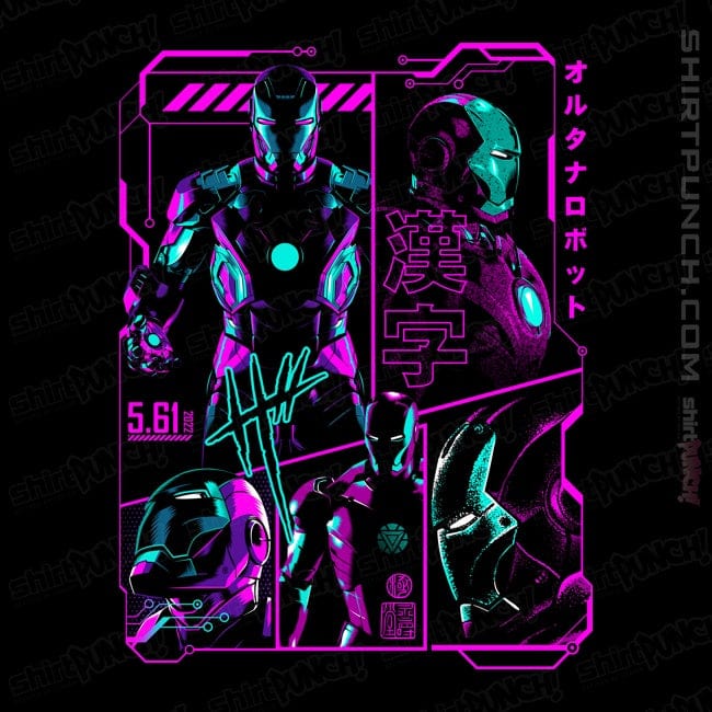 Daily_Deal_Shirts Magnets / 3"x3" / Black Iron Manga