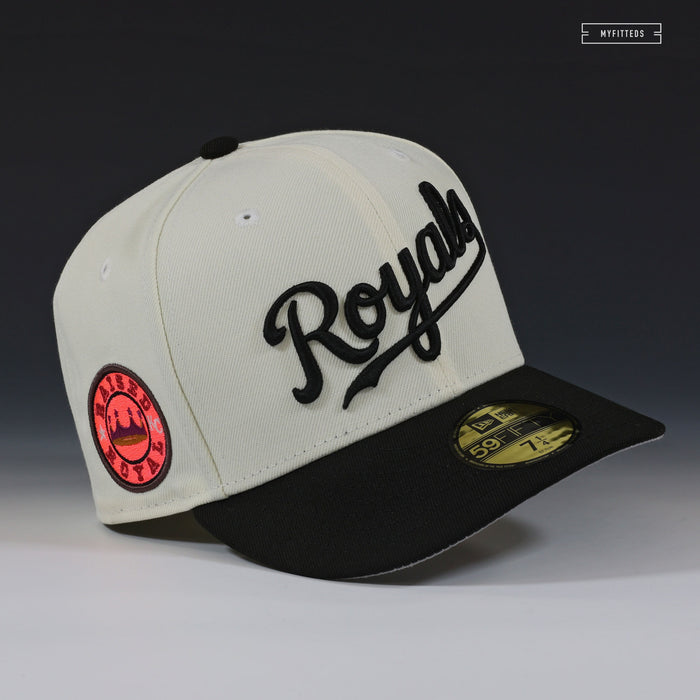 KANSAS CITY ROYALS RAISED ROYAL MR. MEN / MR. RUDE INSPIRED NEW ERA FITTED CAP