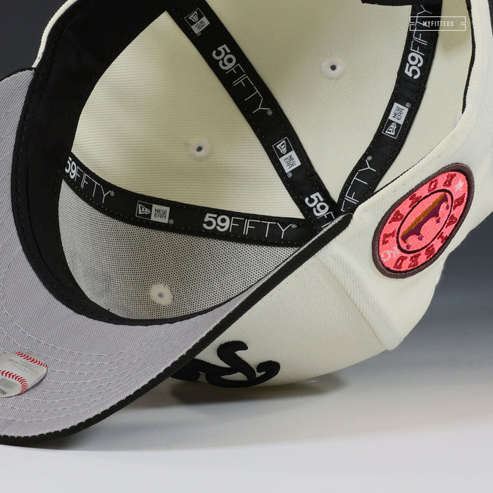 KANSAS CITY ROYALS RAISED ROYAL MR. MEN / MR. RUDE INSPIRED NEW ERA FITTED CAP