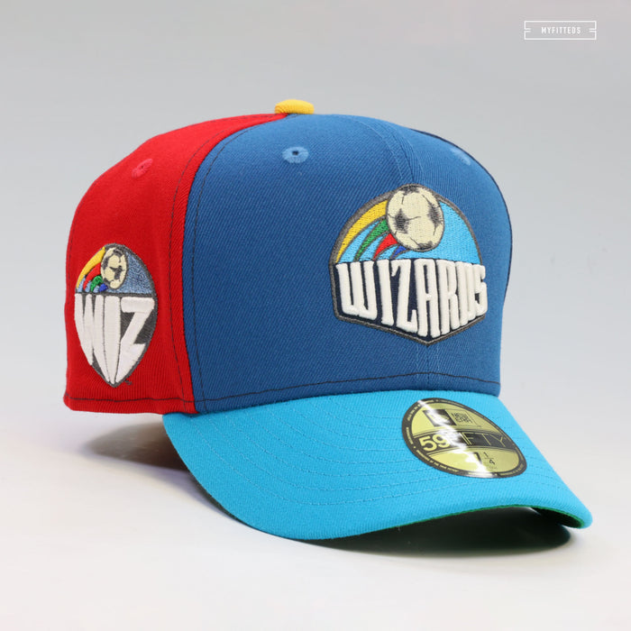 KANSAS CITY WIZARDS THE WIZ 1996 MLS INAUGURAL SEASON RETRO NEW ERA FITTED CAP