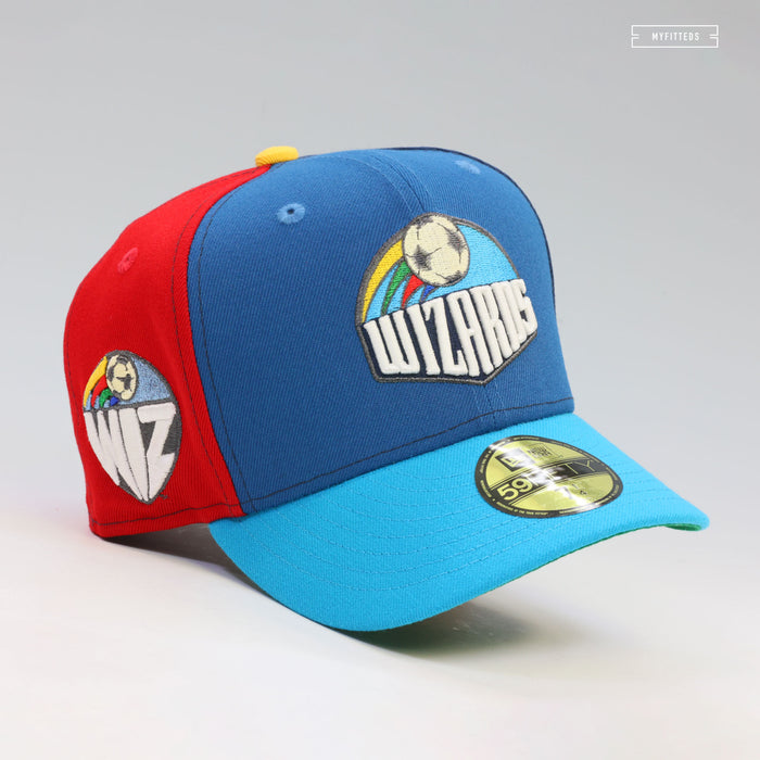 KANSAS CITY WIZARDS THE WIZ 1996 MLS INAUGURAL SEASON RETRO NEW ERA FITTED CAP