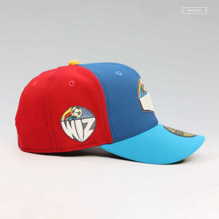 KANSAS CITY WIZARDS THE WIZ 1996 MLS INAUGURAL SEASON RETRO NEW ERA FITTED CAP