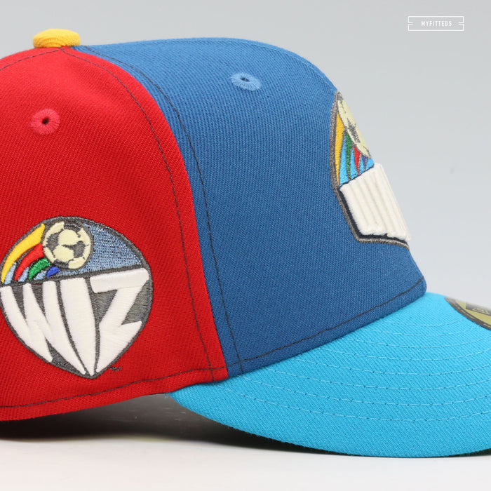 KANSAS CITY WIZARDS THE WIZ 1996 MLS INAUGURAL SEASON RETRO NEW ERA FITTED CAP