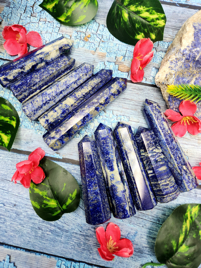 Lapis Lazuli Point: A Gemstone of Ancient Beauty and Modern Elegance | Crystal Healing | Home decor | ONE PIECE ONLY