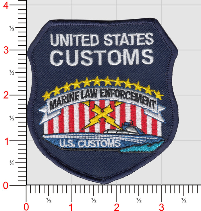 Legacy US Customs Marine Patch