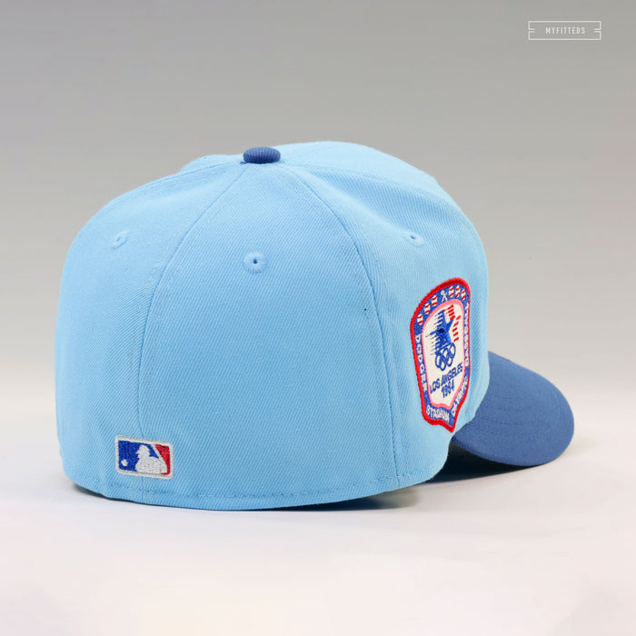 LOS ANGELES DODGERS 1984 OLYMPIC BASEBALL DODGER STADIUM ALCHEMIST NEW ERA FITTED CAP